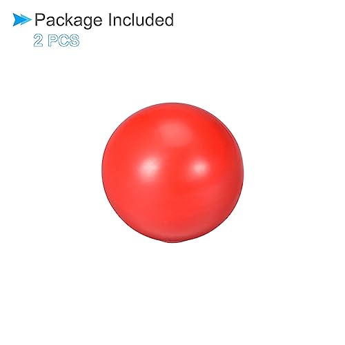 Thermoset Ball Knobs, M10 Female Thread 35mm Diameter, Plastic Metric Hand Screw Grip Red - (Applications: for Lathe Machinery Lever Handle), 2-Pieces - color: Red, size: M10 x 35mm