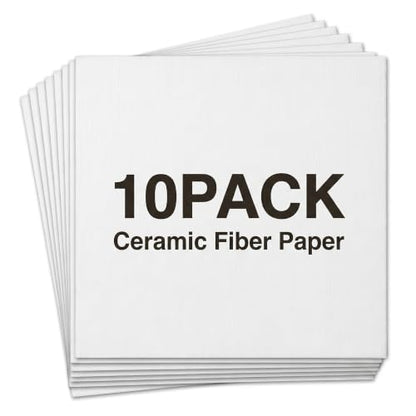 Ceramic Fiber Paper 10 Sheets 12"x12" 0.2" Thick - color: 0.2" Thick-12x 12in