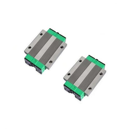 2Pcs HGW20 - HA Carriage Slider Block 20mm HGW20 CNC Square Linear Guide Rail Kit, High Assembly, Longer and Flange Slider for CNC Machine - size: 20, style: HGW-HA