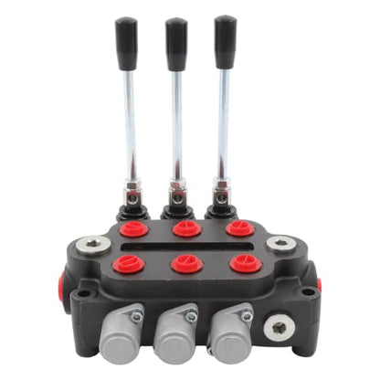 Hydraulic Directional Control 3 Spool 25GPM 3000PSI for Mall Tractors