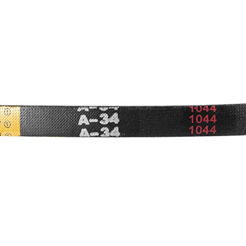 uxcell A34 Drive V-Belts 34" Pitch Length 13mm Width 8mm Thick JIS Standard A-Section Rubber Drive Transmission Belt 2pcs - size: 34"