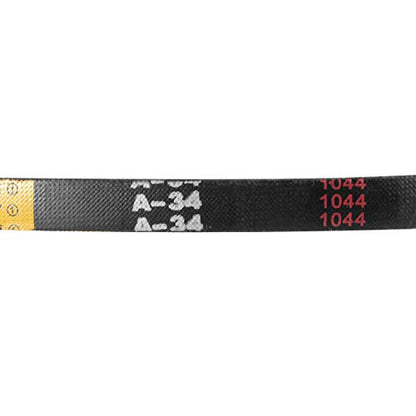 uxcell A34 Drive V-Belts 34" Pitch Length 13mm Width 8mm Thick JIS Standard A-Section Rubber Drive Transmission Belt 2pcs - size: 34"