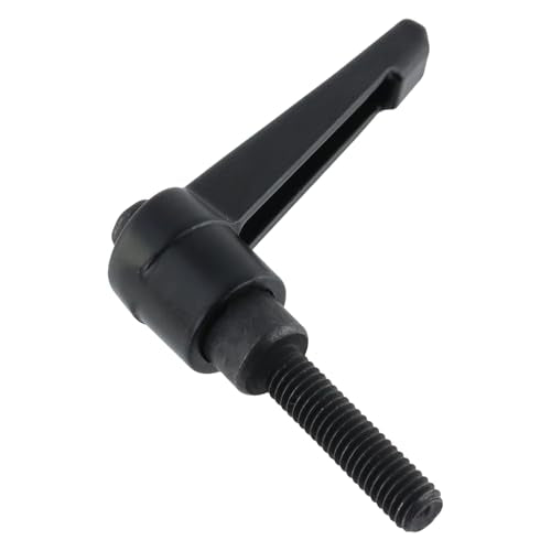 Clamping Lever Handles M6 x 25mm Push Button Ratchet Lever Male Threaded Stud Adjustable Handles Hand Knobs Rotating Screw Handles Bolts with Locking Lever -6pcs - size: M6 x 25mm