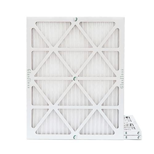 Glasfloss ZL 14x20x1 MERV 10 Air Filters for AC and Furnace. 3-Pack - size: 19.5" x 13.5" x 0.9"