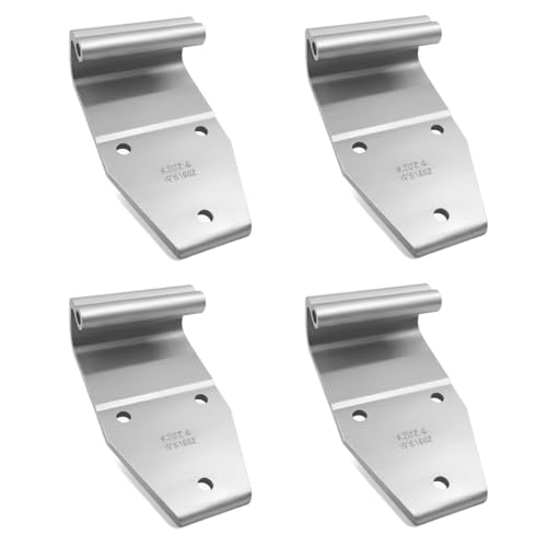HS1802 S2624 Commercial Vehicle Three-Hole Door Hinge - 7.08x3.85x2.48in, Φ0.33, Heavy-Duty Steel, for Trucks & Buses - Durable & Precision-Made - size: HS18 3-hole
