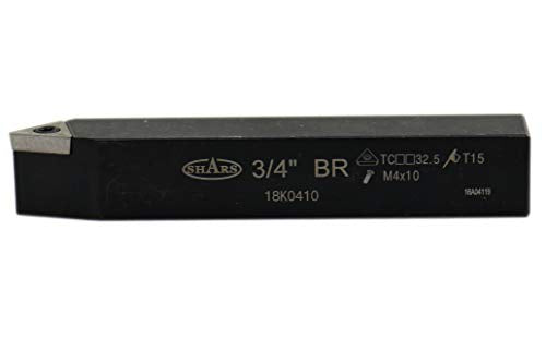 Shars (5 Pcs) 3/4" Indexable Carbide Turning Tool Set 404-1043 P] - size: 3/4" 404-1043