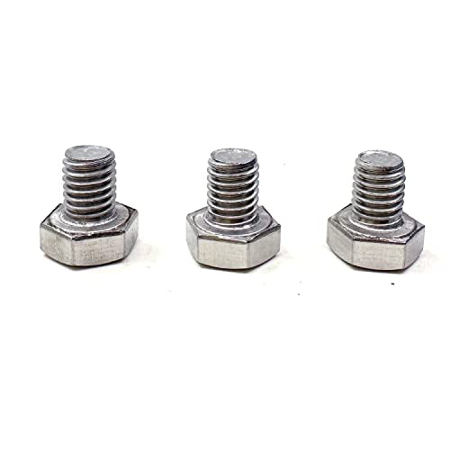 M8 Hex Bolt, M8-1.25 x 10mm Hex Head Screw Bolts, 304 Stainless Steel, Fully Threaded, Plain Finish, Hex Tap Bolts 20Pcs(M8x10mm) - size: M8x10mm