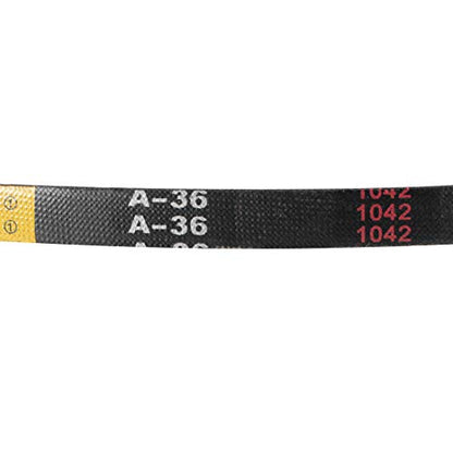 uxcell A36 Drive V-Belts 36" Pitch Length 13mm Width 8mm Thick JIS Standard A-Section Rubber Drive Transmission Belt 2pcs - size: 36"