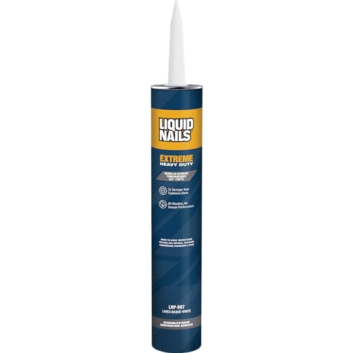 Liquid Nails 28 oz Extreme Heavy Duty Construction Adhesive - color: White, size: 28 Ounce, style: Extreme Heavy Duty