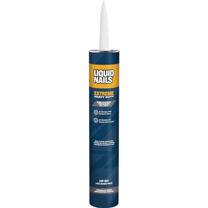 Liquid Nails 28 oz Extreme Heavy Duty Construction Adhesive - color: White, size: 28 Ounce, style: Extreme Heavy Duty