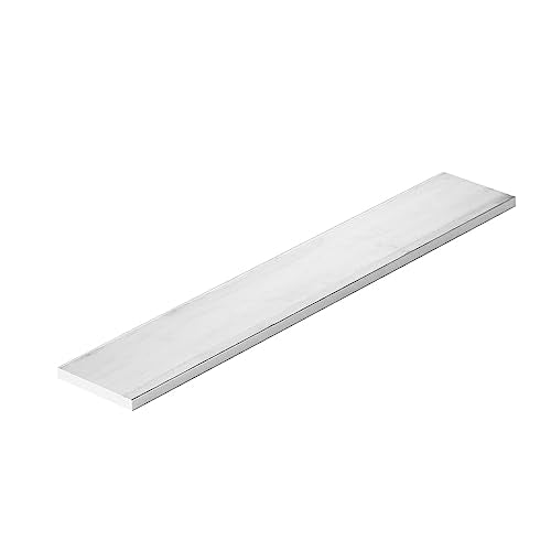 3pcs Square Aluminum Flat Bar 1/4" Thickness X 2" Width, 12" Length T6511 Aluminum Solid Mill Stock