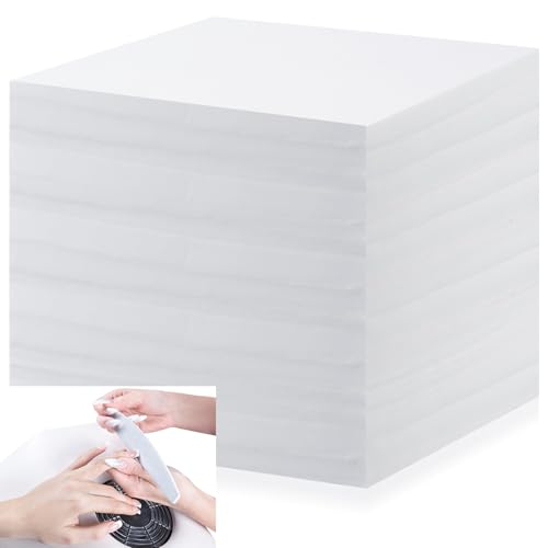Fanfanwin 600 Sheets Nail Dust Collector Filter Paper, Disposable, White - color: White