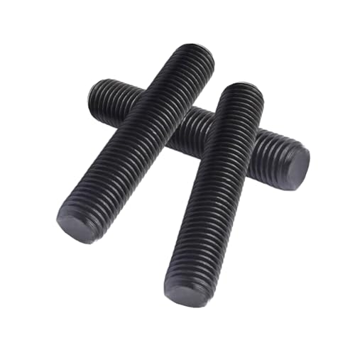 10pcs M14 x 55mm Fully Threaded Stud, Grade 8.8 Alloy Steel - size: M14*55
