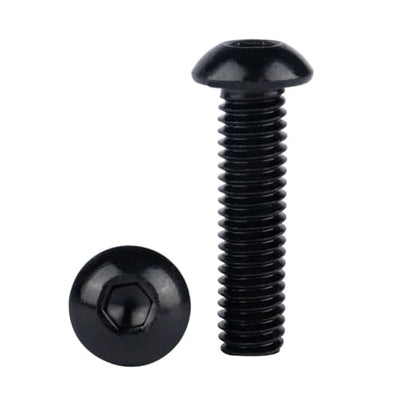 5/16-18 x 3/4" Button Head Screws Socket Cap Bolts 304 Stainless Steel 18-8, Allen Hex Drive, UNC Fully Machine Thread, 10Pcs Black - color: Black, size: 5/16-18 x 3/4" (10PCS)