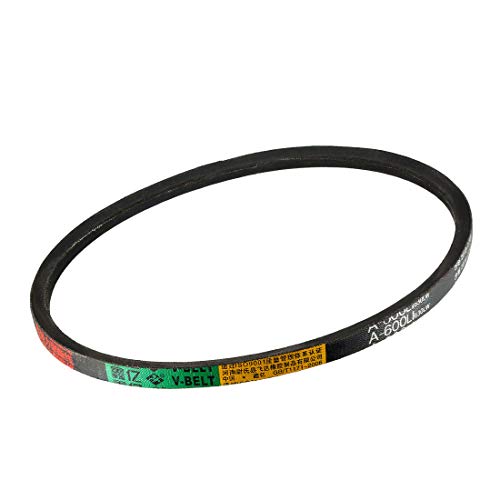 uxcell A600 V-Belts 600mm Inner Girth 13mm Top Width 8mm Thickness A-Section Rubber Drive Industrial Transmission Belt - size: 600mm