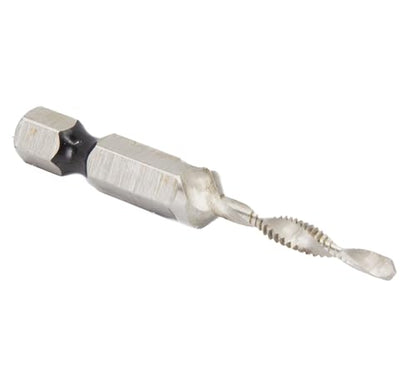 Drill America #6-32 UNC Combined Drill Tap and Countersink with 1/4" Quick Change Hex Shank - size: #6-32