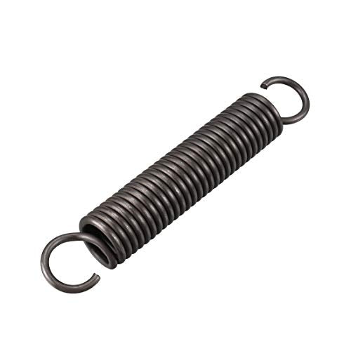 uxcell Extension Spring - 2.5mm Wire Dia, 18mm OD, 110mm Free Length Spring Steel Small Dual Hook Tension Spring - size: 110mm