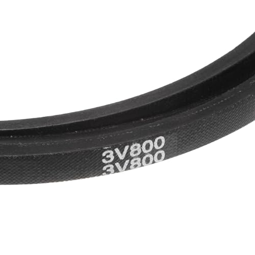 uxcell 3V800 Rubber V Belt 80" Length x 0.38" Width x 0.31" Thick, Industrial Power Transmission Belt - size: 80" Length