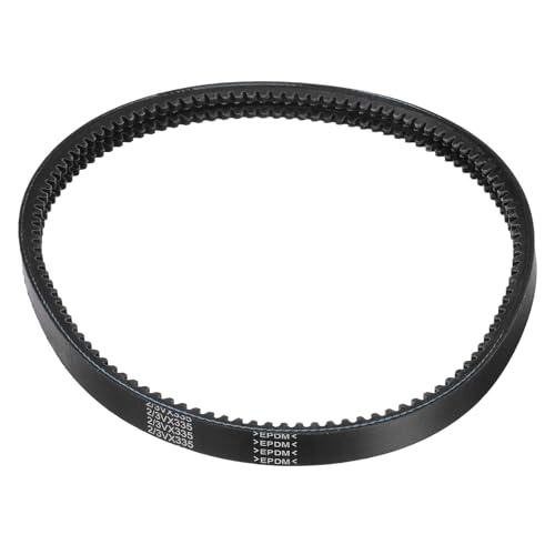 uxcell 2/3VX335 EPDM V-Belt, 2 Banded, 33.5" Outer Circ x0.79 W x0.39 Thk - size: 2/3VX335