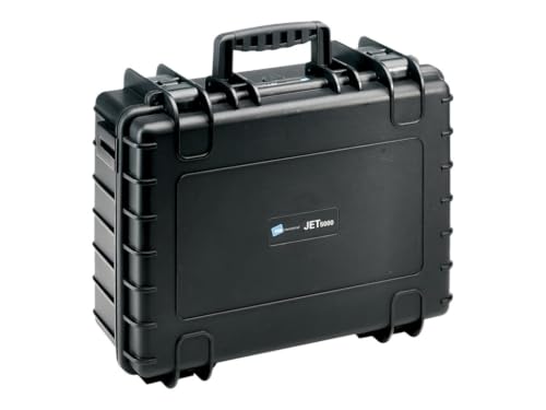 B&W INTERNATIONAL Jet 5000 Outdoor Tool Case with Pocket Tool Boards, Black - size: JET 5000 - Large Rugged Case