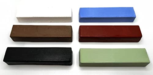 Metal Polishing Compound Kit 24oz - 6 pc Buffing Compound Bars
