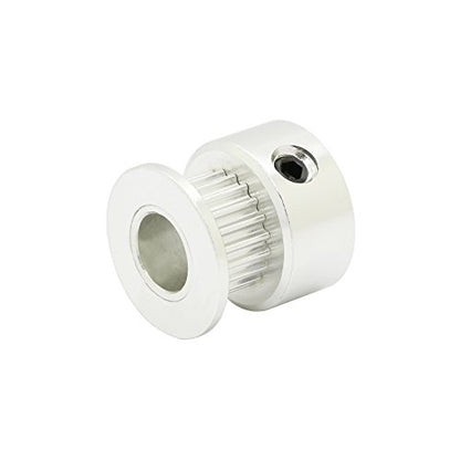 5PCs Aluminum 2GT Timing Pulley 20 Teeth Bore 8mm for 3D Printer 6mm Width 2GT Timing Belt - size: 20 teeth, style: 8mm bore, for 6mm belt