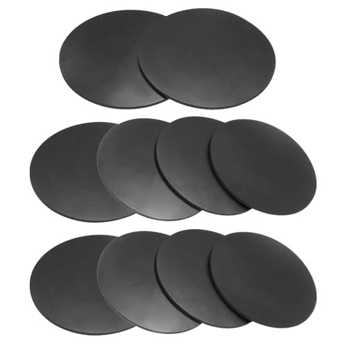 PATIKIL Rubber Solid Discs Washers 108mm OD x 3mm Thick 10 PCS - size: 108mm x 3mm