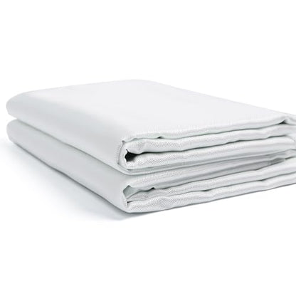 Fiberglass Cloth, 50 Inch x 6 Feet, 6 Oz E-Glass Plain Weave Glass Fiber forBoat Plane Auto Surfboard Tub Pool Repair (White, 2 Yard) - size: 2 Yard