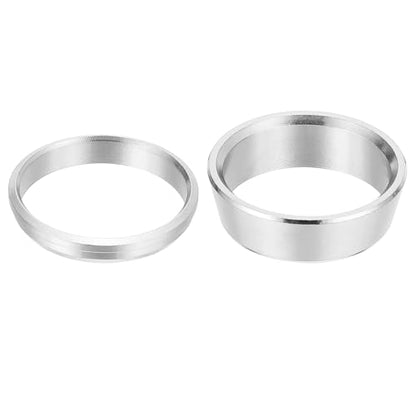 PATIKIL 3/4" Tube OD 304 Stainless Steel Compression Tube Fitting Sleeve, 2 Pack Double Ferrule Ring Tubing Fitting Assortment Kit, Silver - size: 0.75 Inch