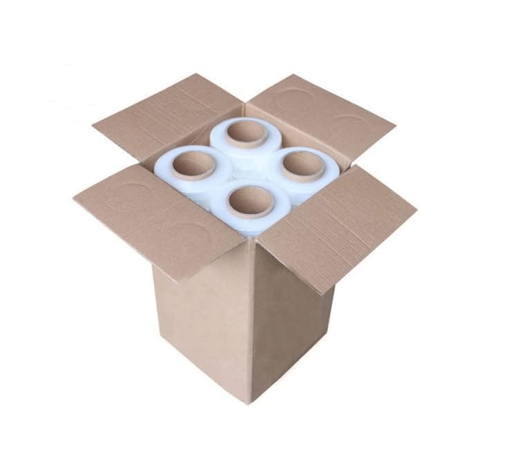 18" Stretch Film/Wrap 1500 feet 80 Gauge Industrial, Clear Packing Moving Packaging Heavy Duty Shrink Film (1 Roll) - size: 1 Roll