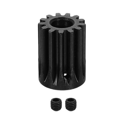uxcell 1.5 Mod 13T Spur Gear 10mm Bore, 1045 Steel Pinion Gear, Black - size: 1.5 Mod 13T, 10mm
