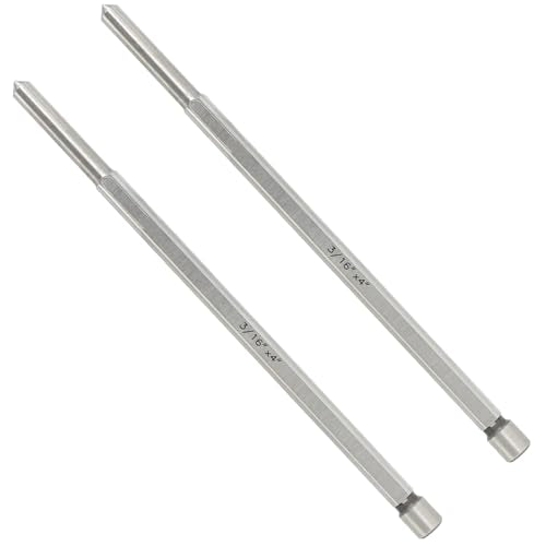 S&F STEAD & FAST Pilot Pin 3/16" x 4", 2-Pc for Annular Cutter - size: 3/16" x 4"