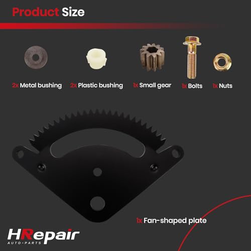 Steering Sector Pinion Gear Rebuild Kit Replacement for John Deere L100 L105 L107 L110 L118 L108 L111 G110 L130 L120 Serie Lawn Tractors Replaces# GX20052BLE - color: 25 Tooth