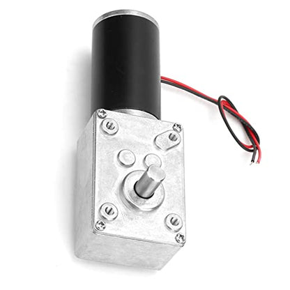 YWBL-WH DC 12V Gear Motor High Torsion Speed Reduce Electric Motor Reversible Gear Motor 8mm Shaft (12V 12RPM) - size: 12V 12RPM