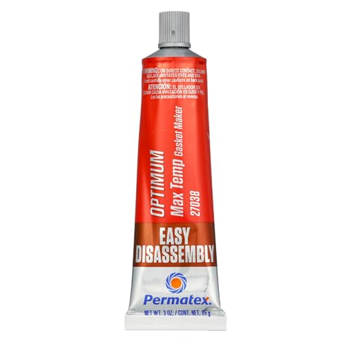 Permatex 27038 Optimum Red High Temperature Gasket Maker, 3 oz - size: 3.35 Fl Oz., style: Optimum