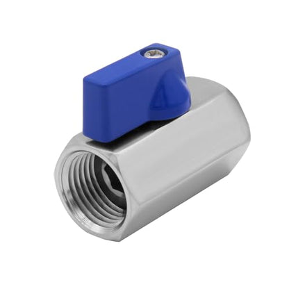 Beduan 3/4" Mini Ball Valve, Stainless Steel Female x Female NPT Thread Shut-Off Valve - size: 3/4 Female NPT