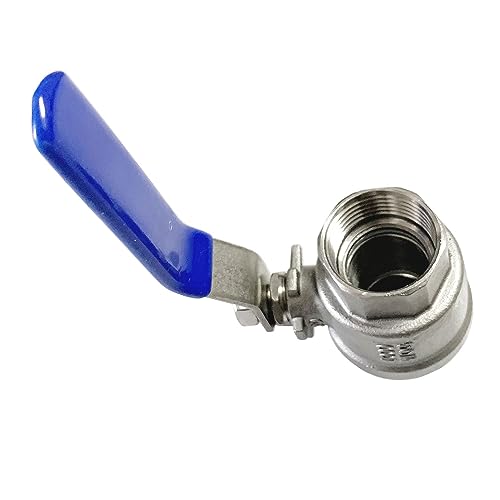 3/4" Male to Female Thread Full Port Ball Valves NPT 304 Stainless Steel for Water Oil Gas WOG1000 - size: 3/4 Inch