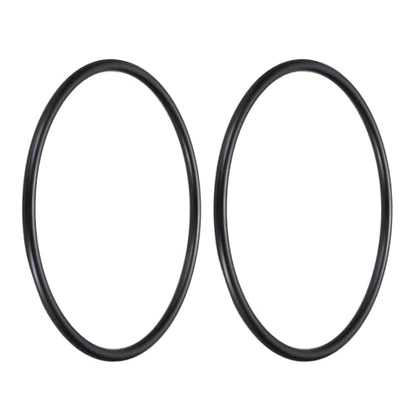 uxcell 2Pcs AS-436 Nitrile Rubber O-Rings 5-7/8" ID 6-3/8" OD 1/4" W Black - size: 5-7/8" ID 6-3/8" OD 1/4" Width
