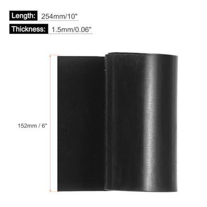 MECCANIXITY Rubber Sheet 1/16"x6"x10" Anti-Slip Neoprene Rubber - size: 1/16" x 6" x 10"