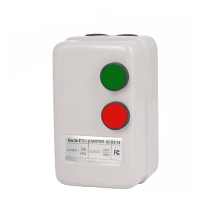 Magnetic Motor Starter 220V Magnetic Electric Motor Starter for Air Compressor, 3-Phase/Single-Phase Switch Magnetic Starter - style: 220v 4KW-5.5HP