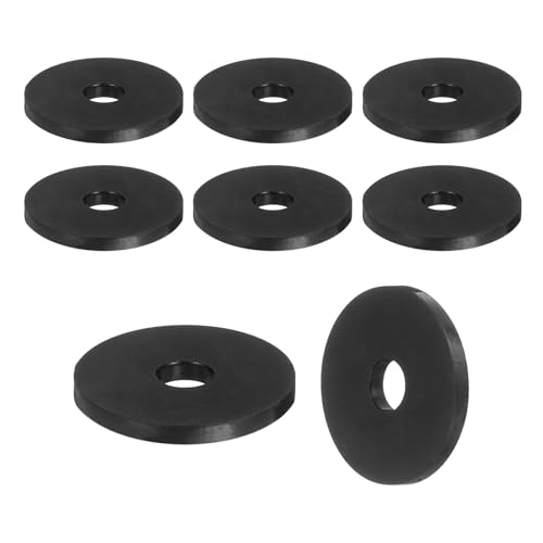 uxcell 18Pcs Thick Rubber Spacer, 1-3/16 Inch OD x 5/16 Inch ID x 1/8 Inch Thickness Round Rubber Bushings Anti Vibration Flat Spacer Washers for Home Industrial Machinery - size: 1-3/16 Inch OD x 5/16 Inch ID x 1/8 Inch T