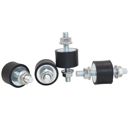 EASYEAH M8 Rubber Vibration Isolator Mounts Double Stud Shock Absorber - size: VV-M8x23-30x20