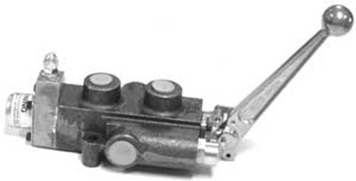 CROSS Manufacturing 108360 SCD Series Cast Iron Single Spool Monoblock Hydraulic Directional Control Valve, 3/4" x 3/4" x 1/2" NPT Female, 2500 psi, Grey