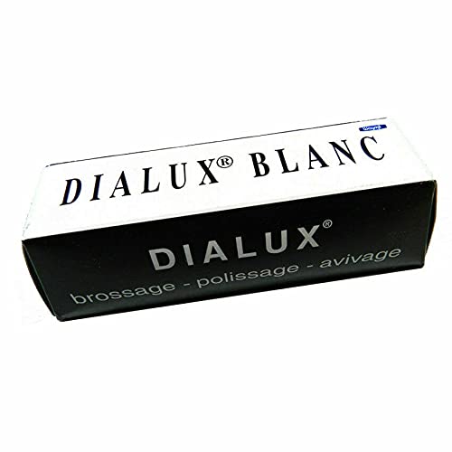 Silver Black Jewelry Polishing Compound White & Gray Dialux Rouge 2 Bars
