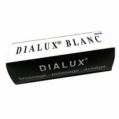 Silver Black Jewelry Polishing Compound White & Gray Dialux Rouge 2 Bars