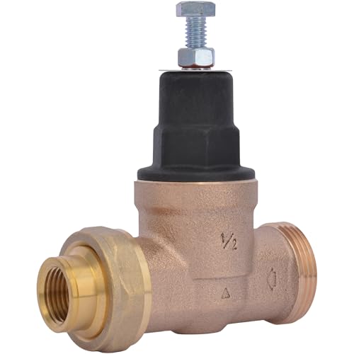 Cash Acme EB45 Pressure Regulating Valve, Single Union, 1/2 Inch NPT Female x NPT Female, Poly Top, 45 PSI, 23882-0045 - size: 1/2 in., style: Poly Top, 45 PSI