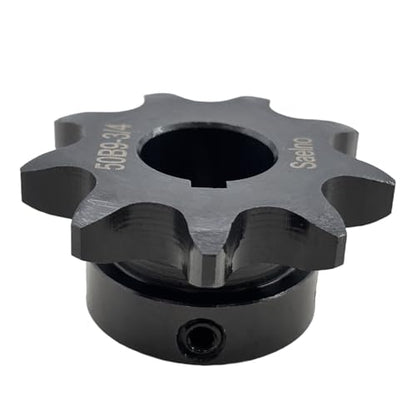 #50 Roller Chain Sprocket Type B 3/4 inch Bore 9 Tooth, Hardened Antirust 1045 Steel Drive Sprockets 50B9-3/4