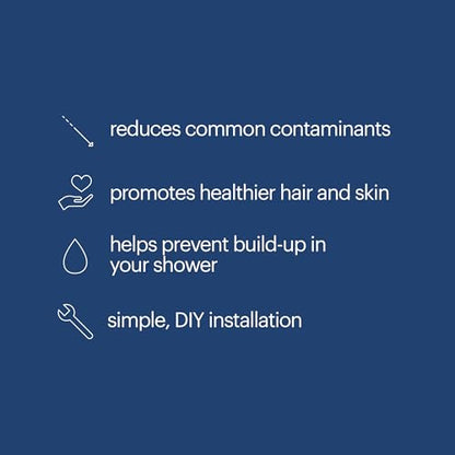 Brondell VivaSpring Universal Compact Shower Filter Replacement Water Filter Cartridge FF-30
