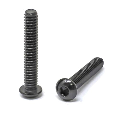 iexcell 25 Pcs 1/4-20 x 1-1/2" Stainless Steel 304 Hex Socket Button Head Cap Screws Bolts, Black Oxide Finish, with Hex Key Spanner - size: 1/4-20 x 1-1/2"