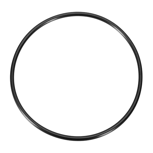 uxcell 5Pcs AS-242 O-Rings, Nitrile Rubber O-Rings 4" ID, 4-1/4" OD, 1/8" Width Round Sealing Gasket for Hydraulic Pneumatic Systems Sealing Repair (90 Durometer, Black) - size: 4" ID, 1/8" Width